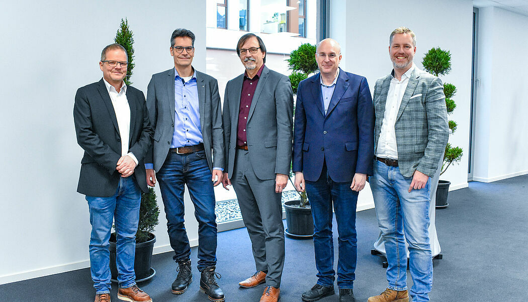 Gruppenbild bei Verabschiedung von Prof. Dr. Gregor Engels