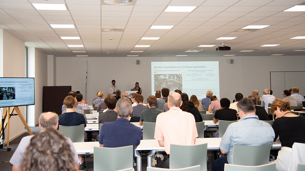 Professoren Dr. Yasemin Acar und Dr. Juraj Somorovsky, Universität Paderborn; Foto: SICP, Lara Nandi Dulige