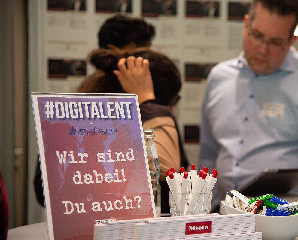 #Digitalent Stand beim SICP Students' Day 2023
