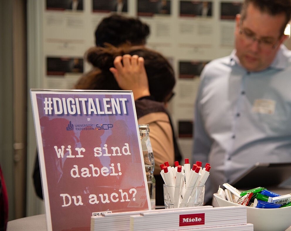 #Digitalent Stand beim SICP Students' Day 2023