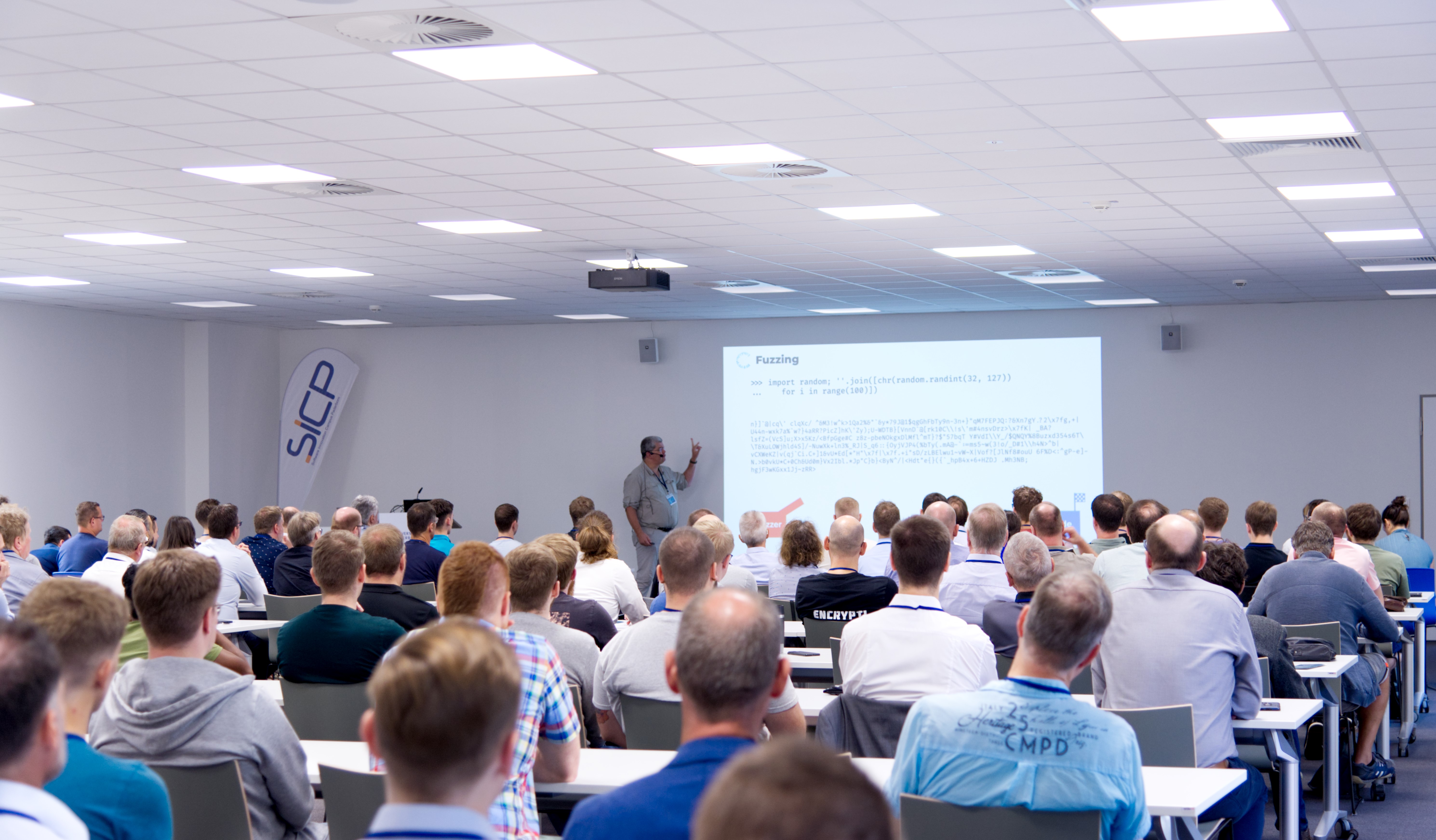 17. Tag der IT-Sicherheit, Keynote 05.09.23, Prof. Dr.-Ing. Andreas Zeller, CISPA - Helmholtz-Zentrum für Informationssicherheit gGmbH Saarbrücken; Foto: SICP, Abderrahmane Tabbi